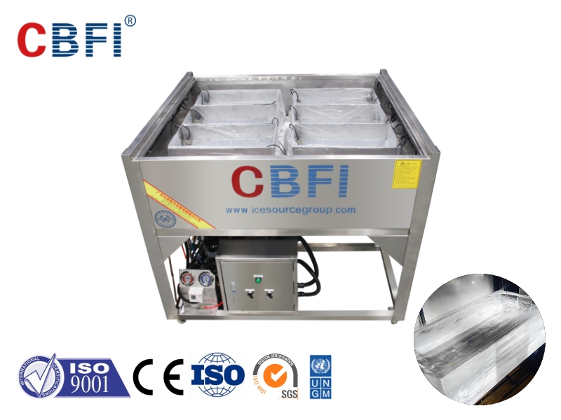 Direct Cooling 100% Clear Ice Block Machine for Producing Ice Ball