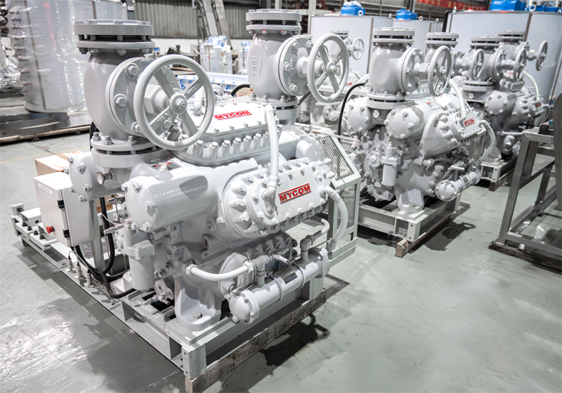 MYCOM compressors of CBFI Ammonia Tube Ice Machine