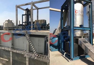 2 Set of 30 tons Tube Ice Machine Plant and Ice Cold Storage, Philippines